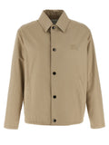 Burberry Gabardine Jacket — Beige