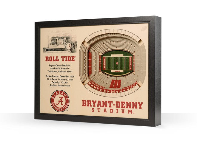 You The Fan! NCAA Stadium View 25-Layer 3D Wall Art