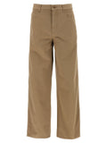 Burberry 5-Pocket Cotton Canvas Trousers — Camel