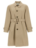 Burberry Gabardine Car Coat — Beige