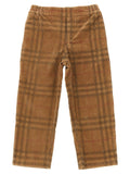 Burberry Titan Cord Pants — Tan
