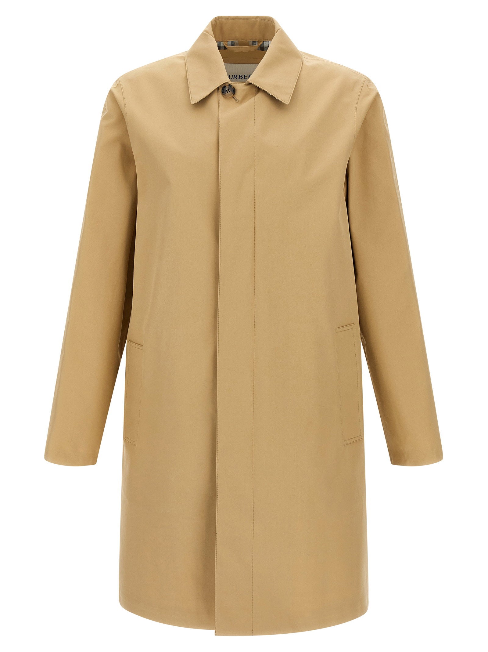 Abrigo Burberry — Color camel
