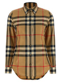 Burberry Lapwing Shirt — Camel