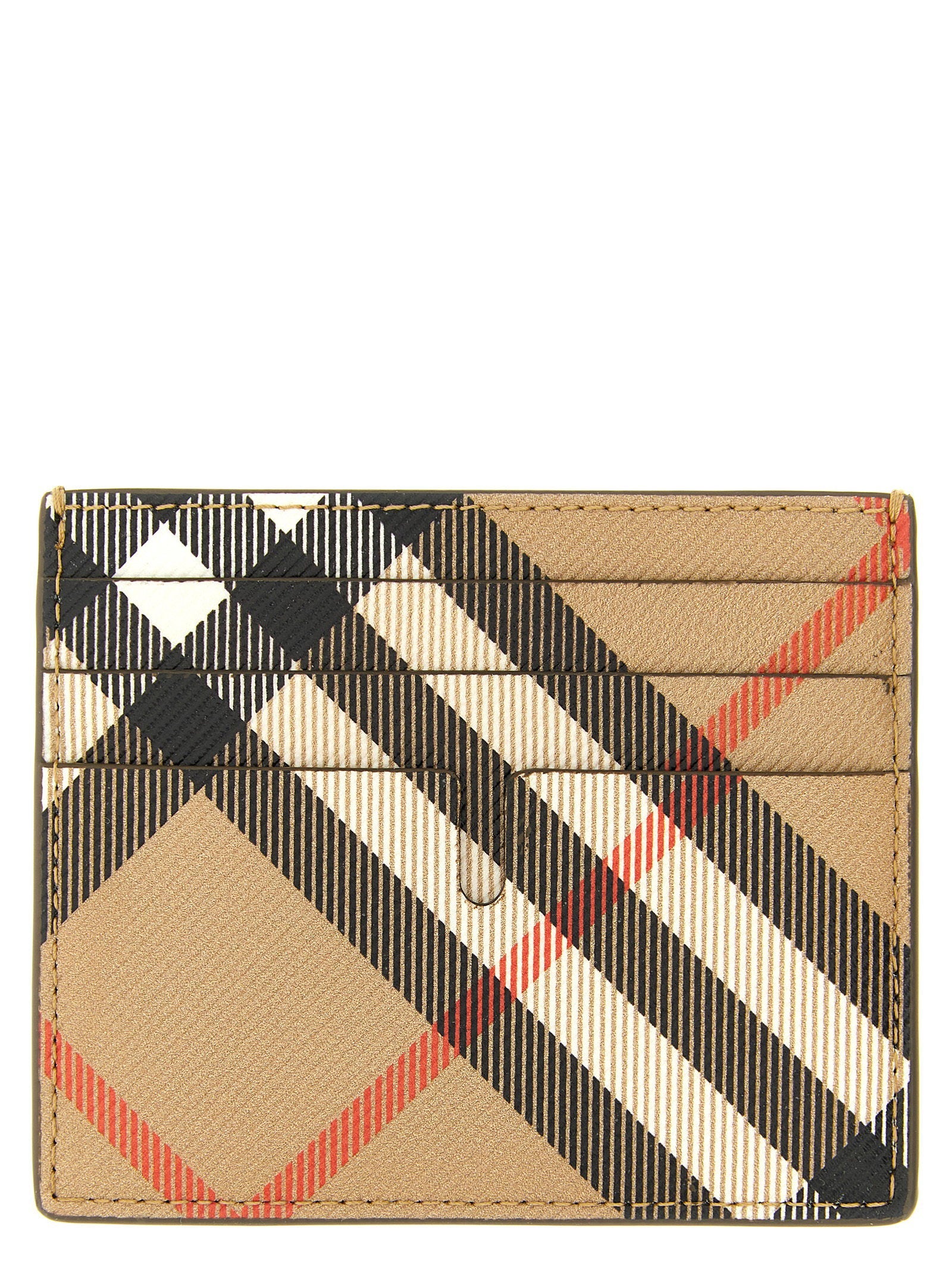 Burberry Sandon Card Case — Camel