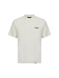 Represent Logo-Embroidered Cotton T-Shirt — White