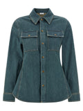 Burberry Dakota Shirt — Teal