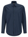 Burberry Cotton Poplin Shirt — Navy