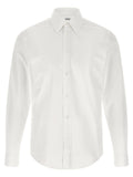 Camisa de popelina de algodón de Burberry — Blanco