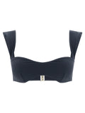 Magda Butrym Bikini Top — Black