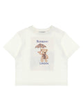 Burberry Thomas Bear Graphic Print T-Shirt — Cream