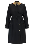 Burberry Sandridge Trench Coat — Black