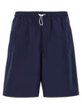 Gucci Cotton Poplin Bermuda Shorts — Navy