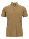 Zanone Ice Cotton Polo Shirt — tan