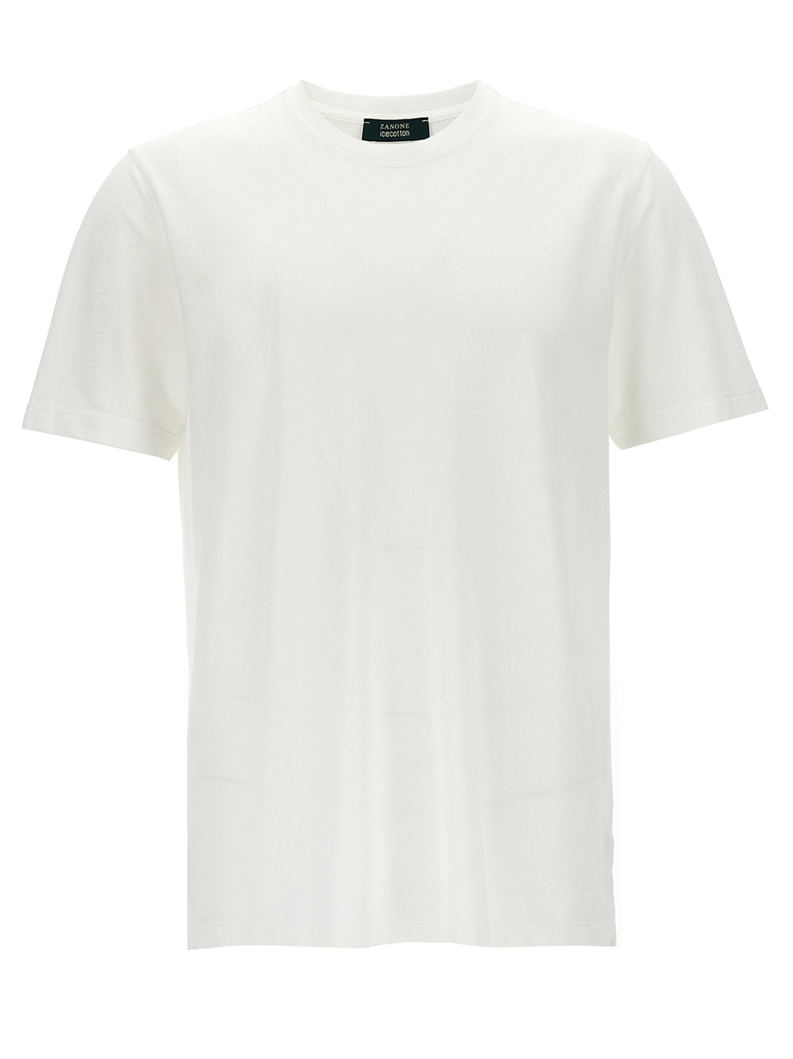 Zanone Ice Cotton Crewneck T-Shirt — White
