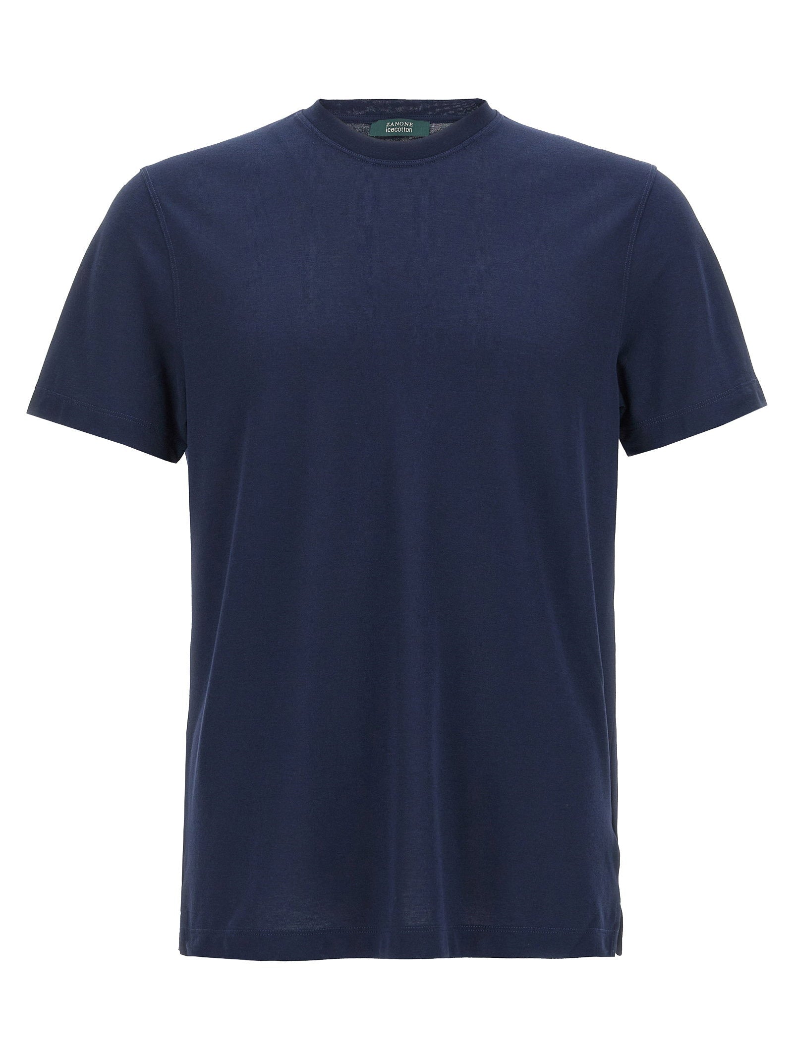 Zanone Ice Cotton T-Shirt — Navy
