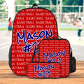 Balón Personalizado Apoyado Nombre del Equipo Número Mochila Bolsa de Almuerzo Estuche Juego de Lápices Regreso a la Escuela Cumpleaños Día del Juego Regalo para Estudiantes