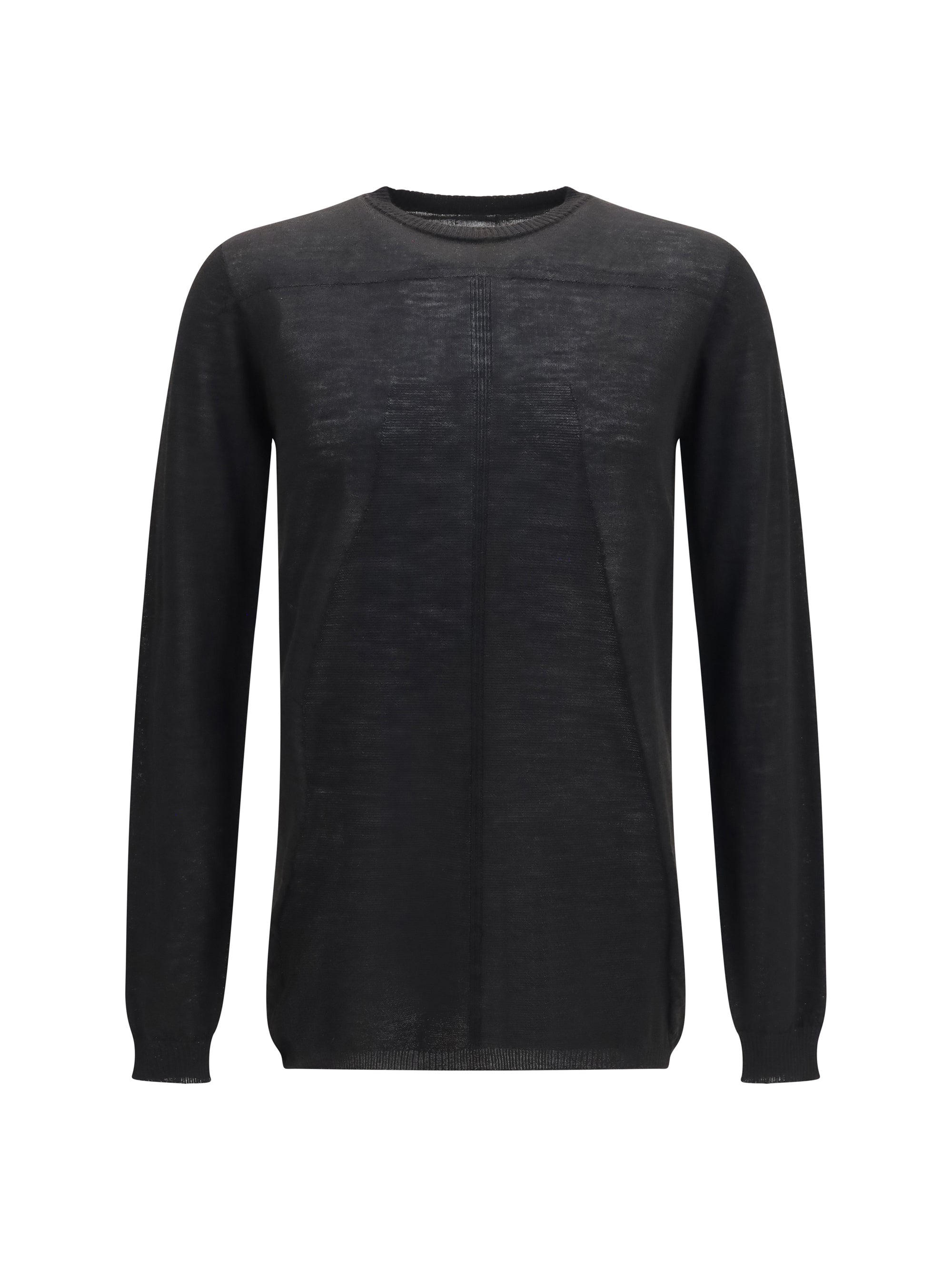 Rick Owens Merino Wool Sweater — Black