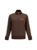 Palm Angels Logo-Embroidered Track Track Jacket — Brown