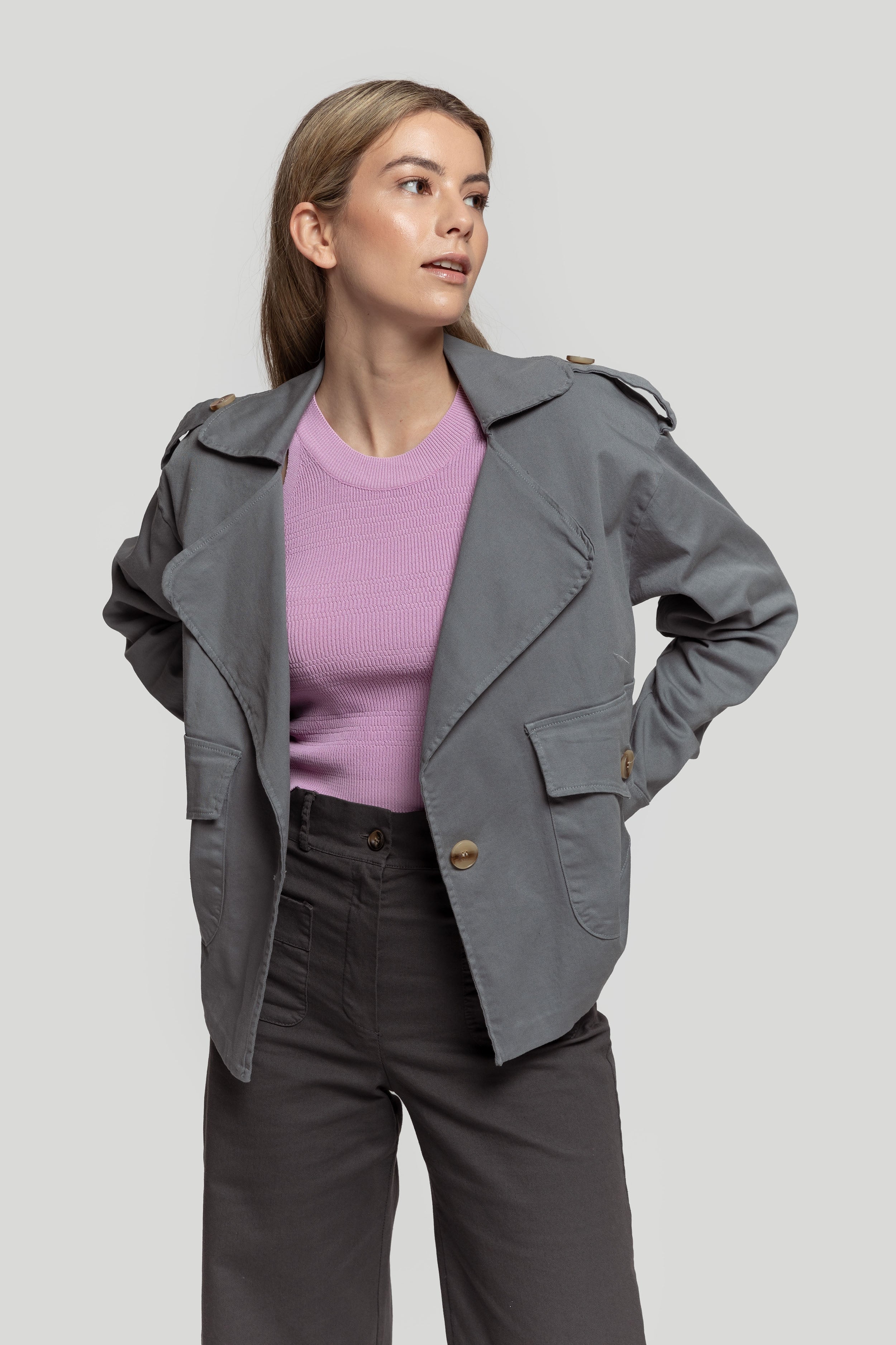 CHAQUETA  SOLAPAS