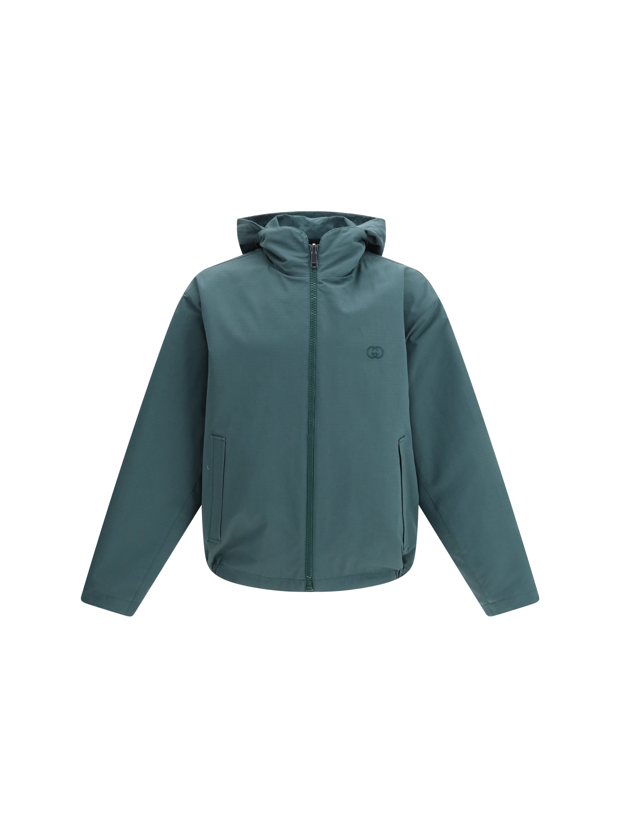 Gucci Reversible Cotton Ripstop Jacket — Green