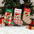 Media de Navidad personalizada de Marsupilami de cola larga con nombre Decoración del hogar Regalo de Navidad para niños Amigos Familia | Callie × Marsupilami