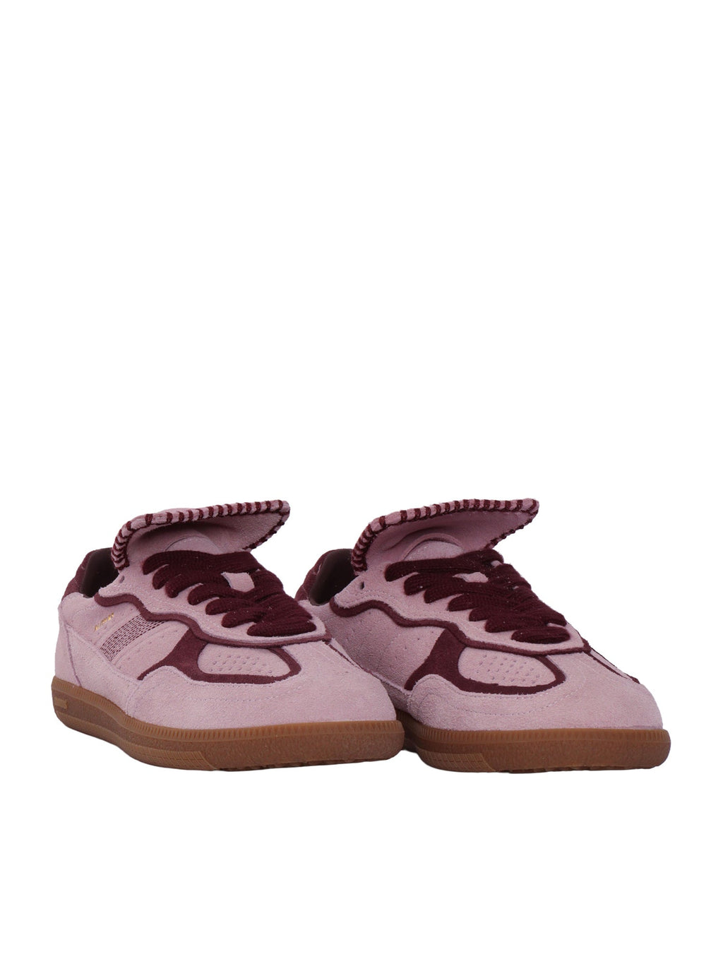Tb.490 Club Suede Pink Leather Sneakers Altezza Tacco 2 Cm - 35