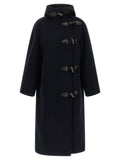 Rohe Wool-Cashmere Duffle Coat — Black