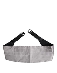 Gray Men Silk Belt Wide Waist Cummerbund