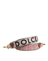 Women's Multicolor Dg Amore Patch Bag Accessory Shoulder Strap Ayers Calfskin