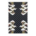 Snowy Bamboo Grove Accent Rug