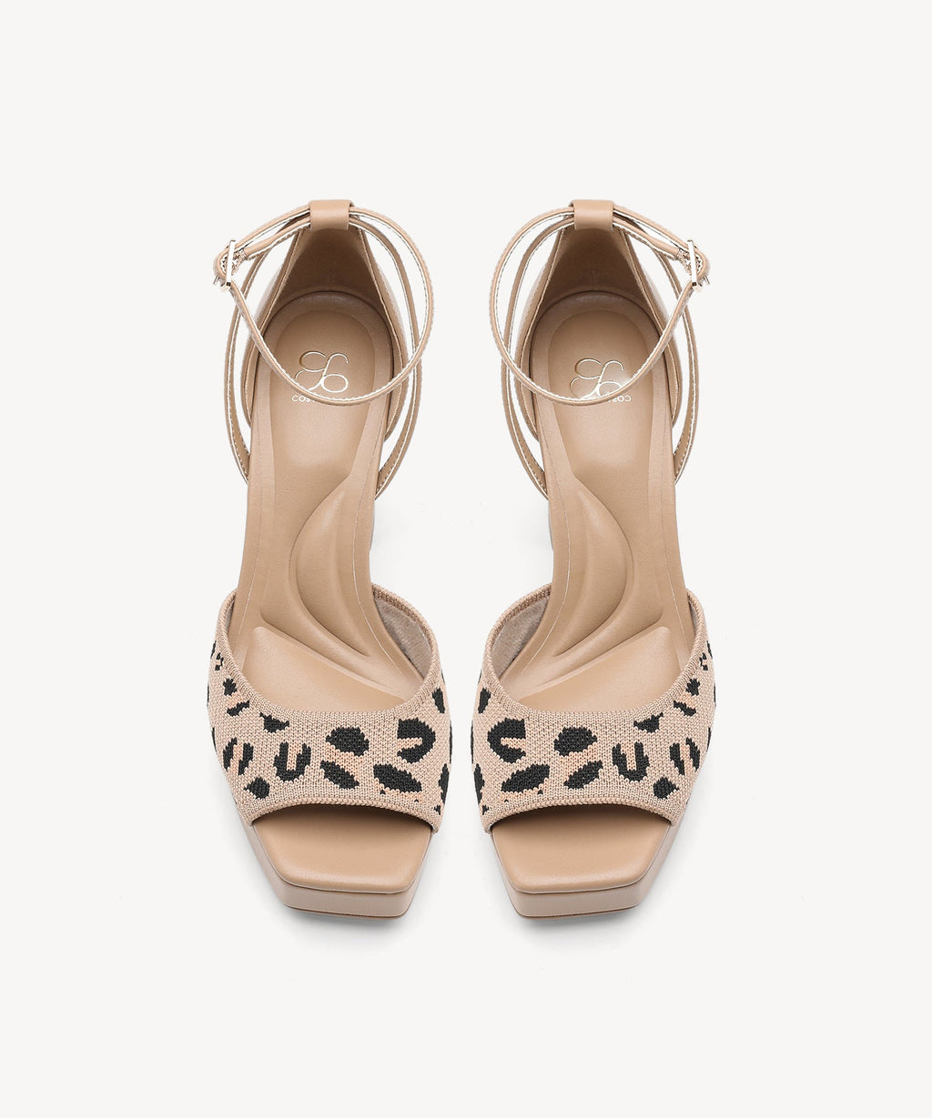 Chic Strapped Platform Block Heel Sandal