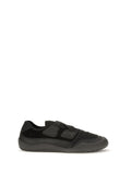 Prada Leather and Nylon Low-Top Sneaker — Black