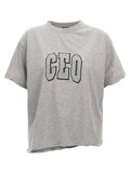 Balenciaga CEO Team Logo T-shirt — Gray