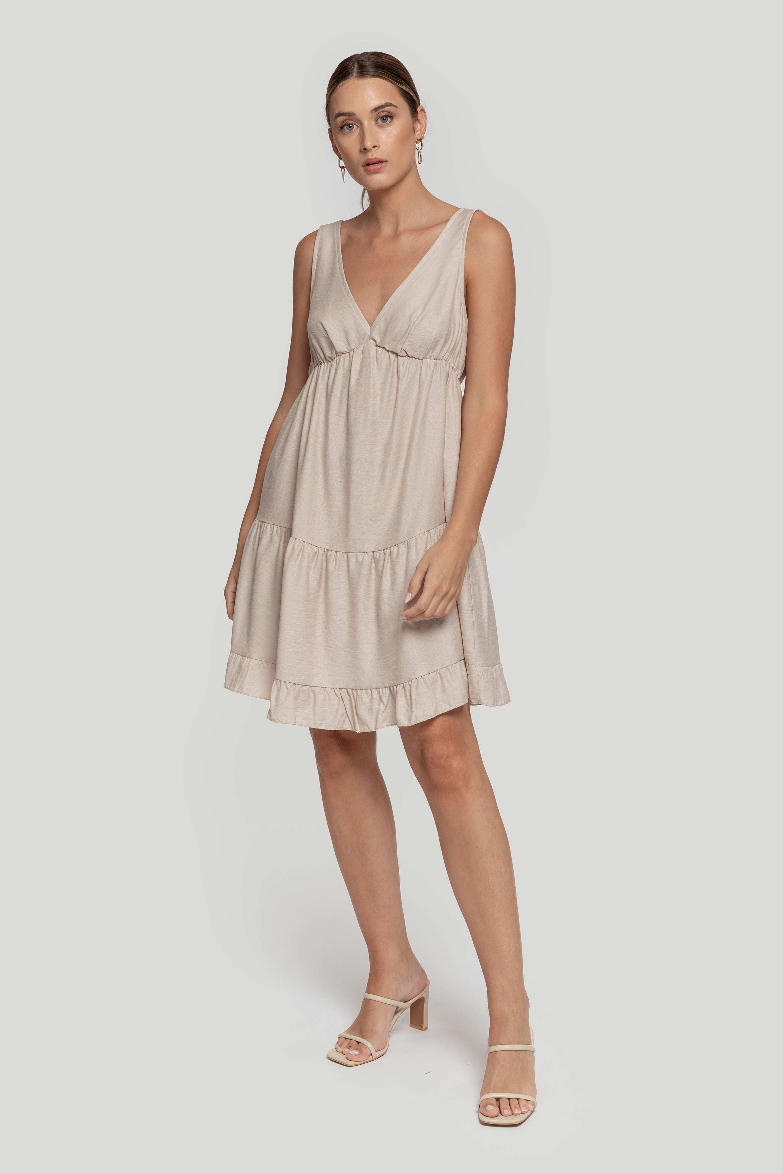 VESTIDO  CON LINO