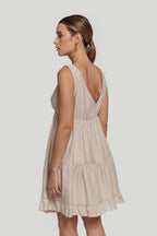 VESTIDO  CON LINO