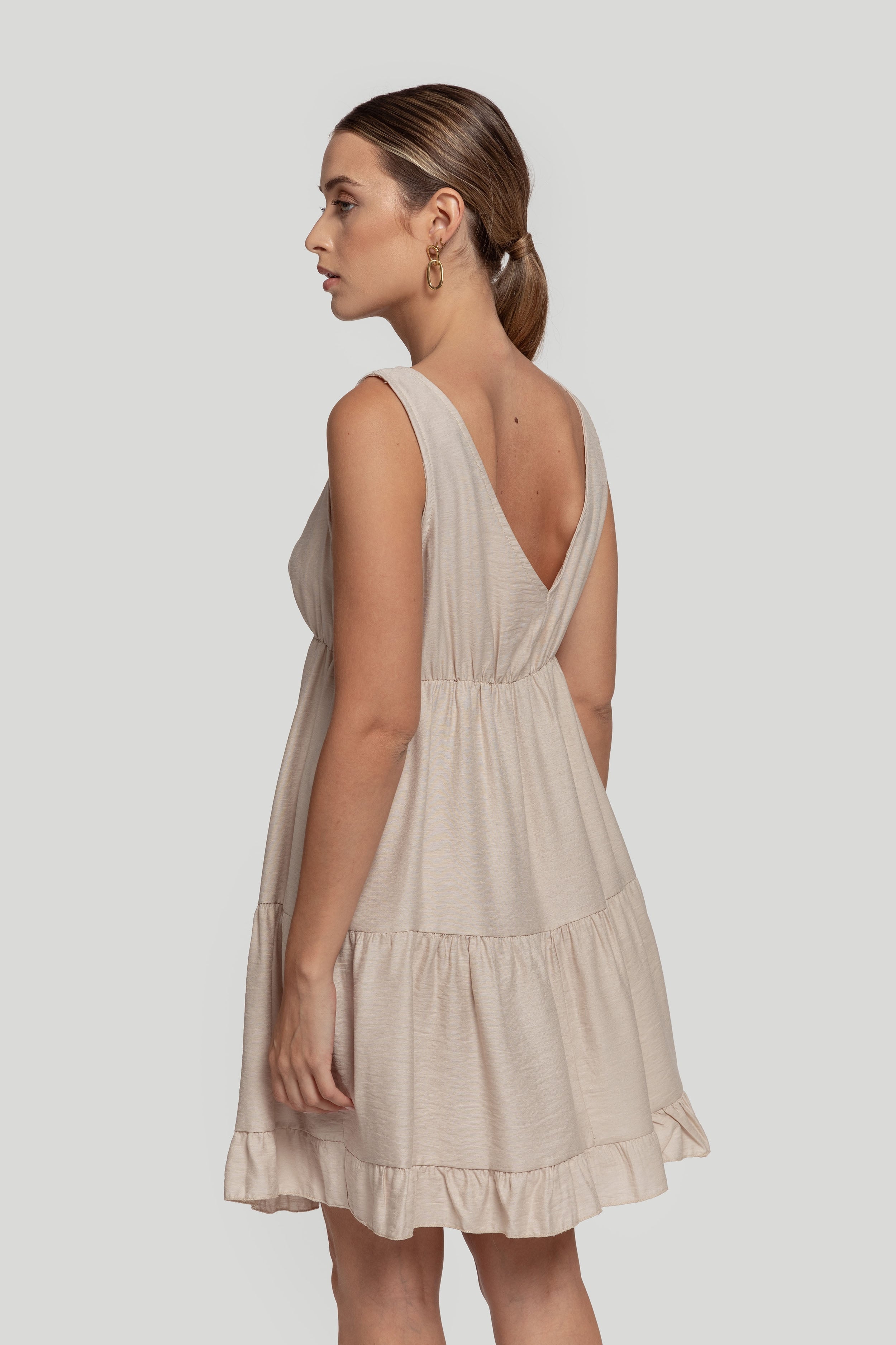 VESTIDO  CON LINO