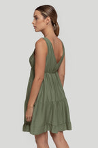 VESTIDO  CON LINO