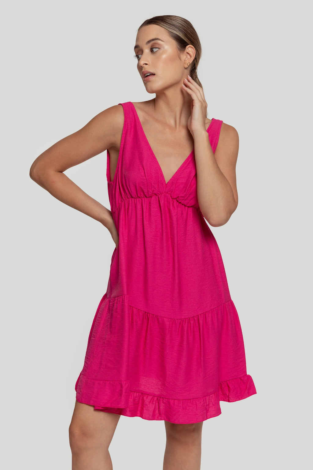 VESTIDO  CON LINO