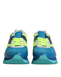 Multicolor Leather Low Top Men Sneakers Shoes Calfskin