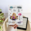Funda personalizada para Kindle con nombre y frase de bibliófilo Regalo de cumpleaños para los amantes de los libros y los ratones de biblioteca