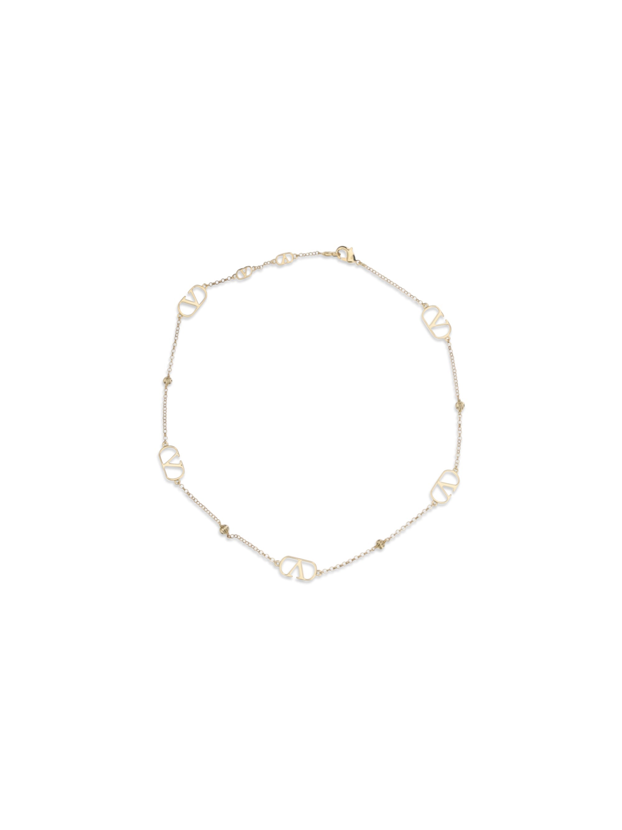 Valentino Garavani VLogo Signature Necklace — Gold