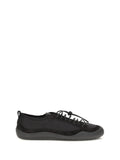 Prada Leather and Fabric Sneaker — Black