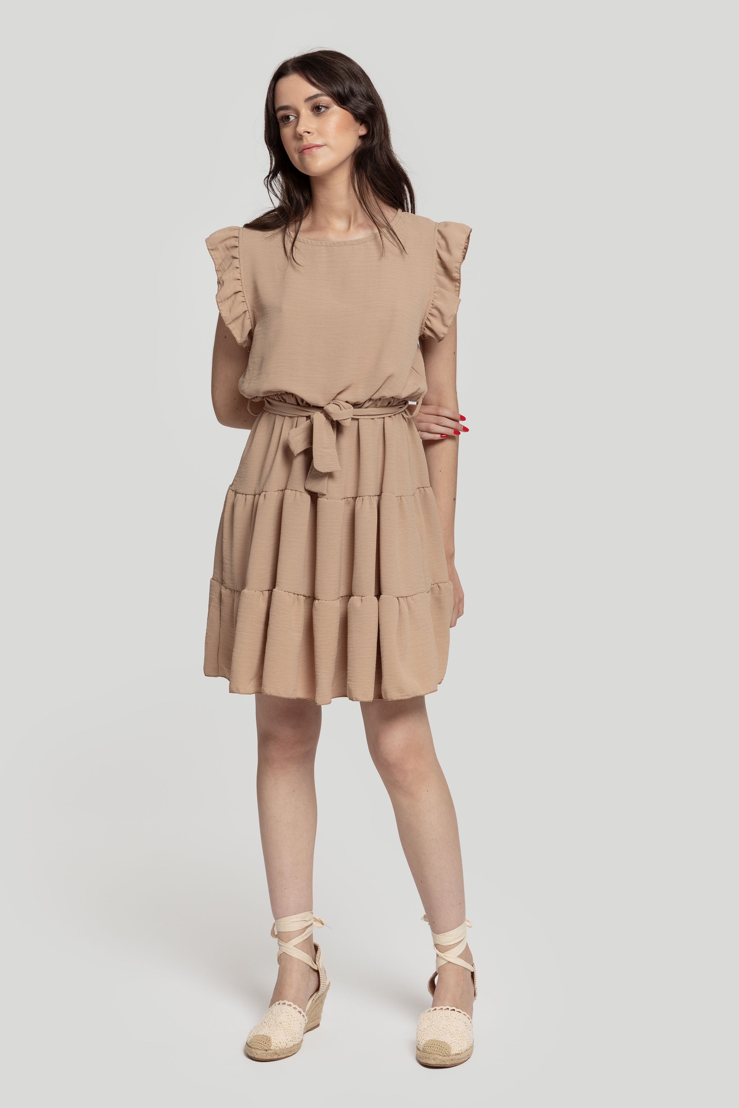 VESTIDO  VOLANTES