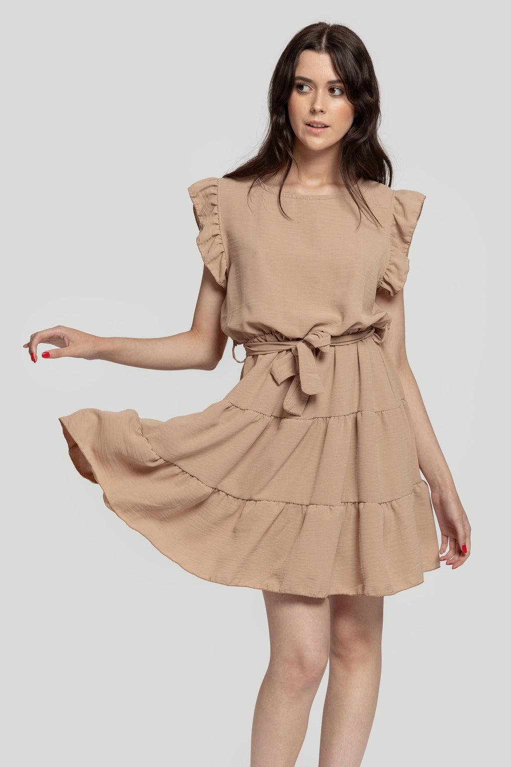 VESTIDO  VOLANTES