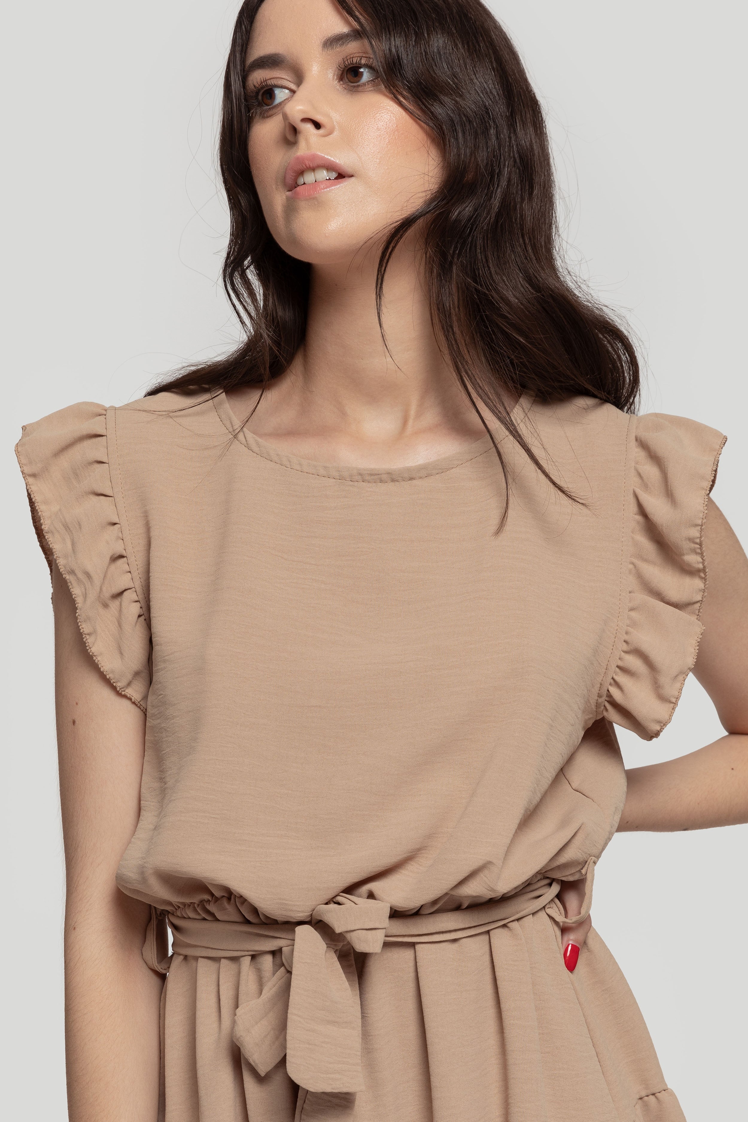 VESTIDO  VOLANTES