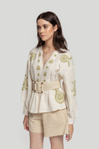 BLUSA  BORDADOS