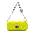 Matelasse Nappa Crystal Chain Satchel