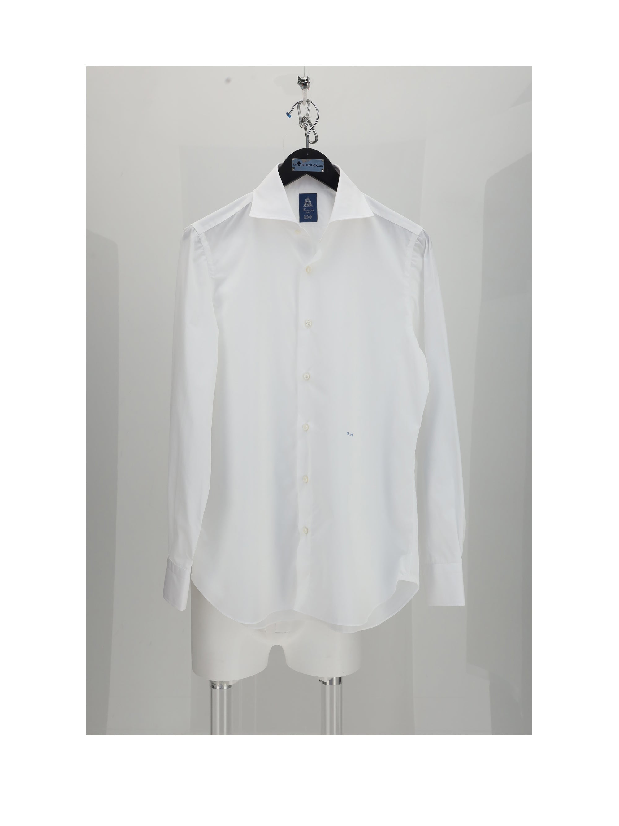 Finamore Cotton Dress Shirt — White