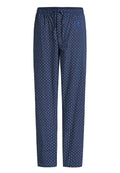 Pantalón Pijama Hombre Largo Algodón Popelín Estampado - Azul 8301_39
