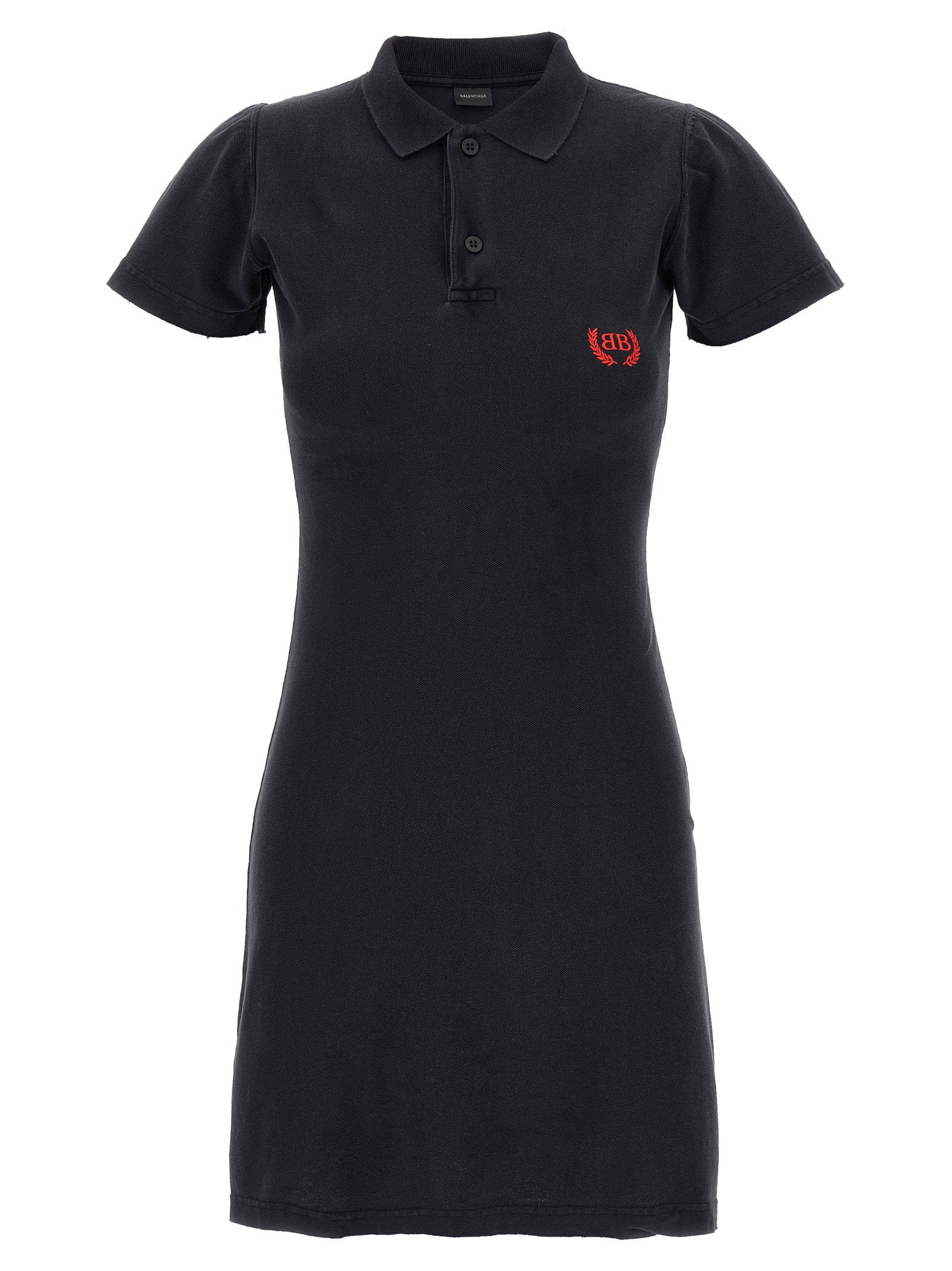 Balenciaga Laurel Polo Dress — Black